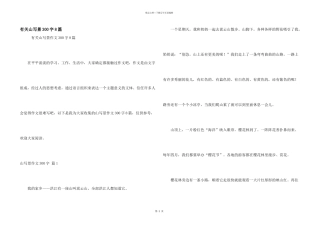 有关山写景300字8篇