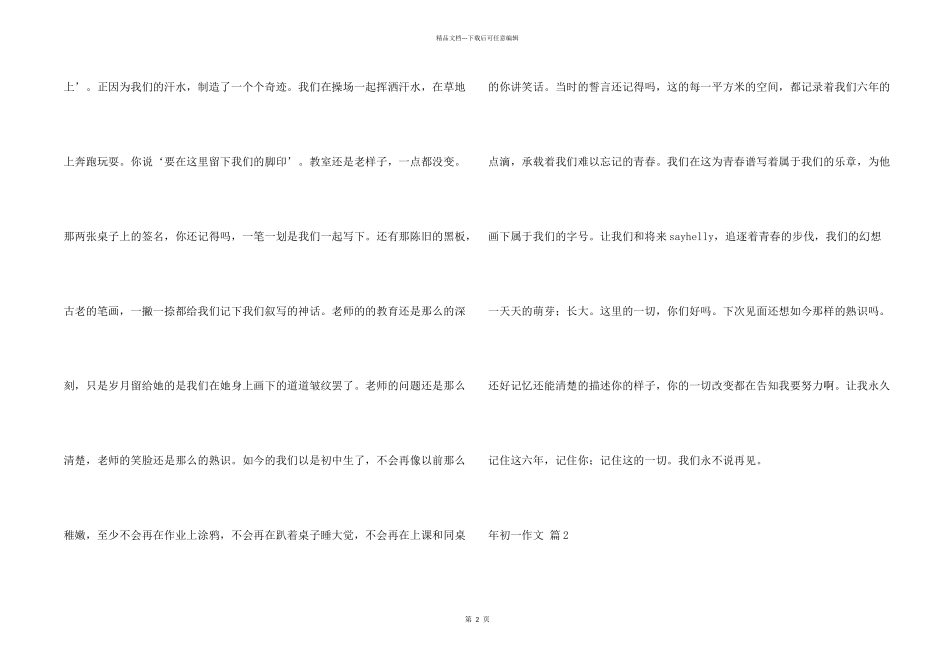 有关年初一集锦8篇_第2页