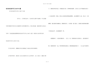 有关开心的节日300字4篇