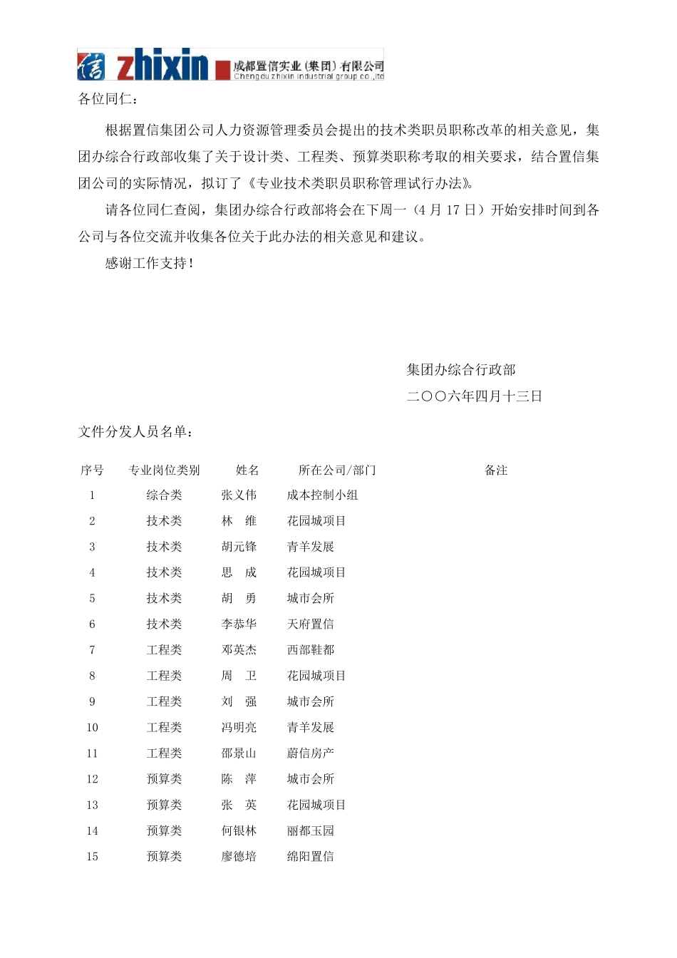 技术人员职称评定及管理办法_第1页