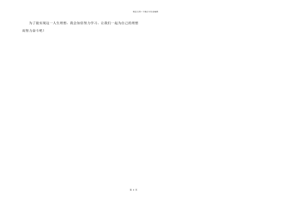 有关理想的演讲稿_第3页