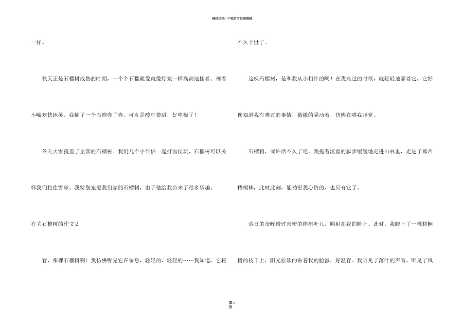 有关石榴树的_第2页