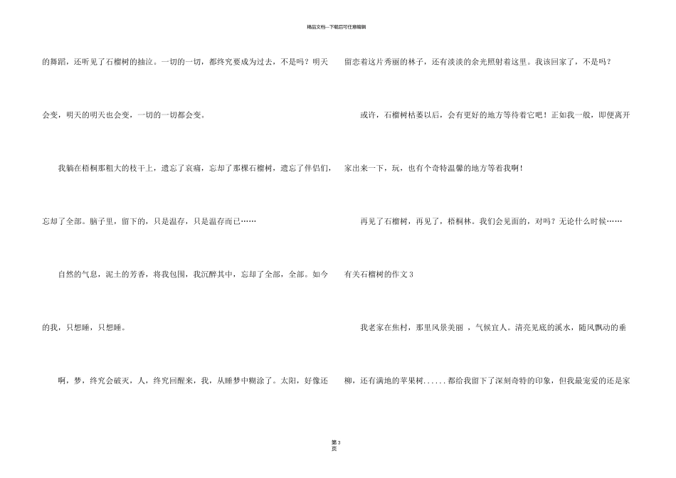 有关石榴树的_第3页