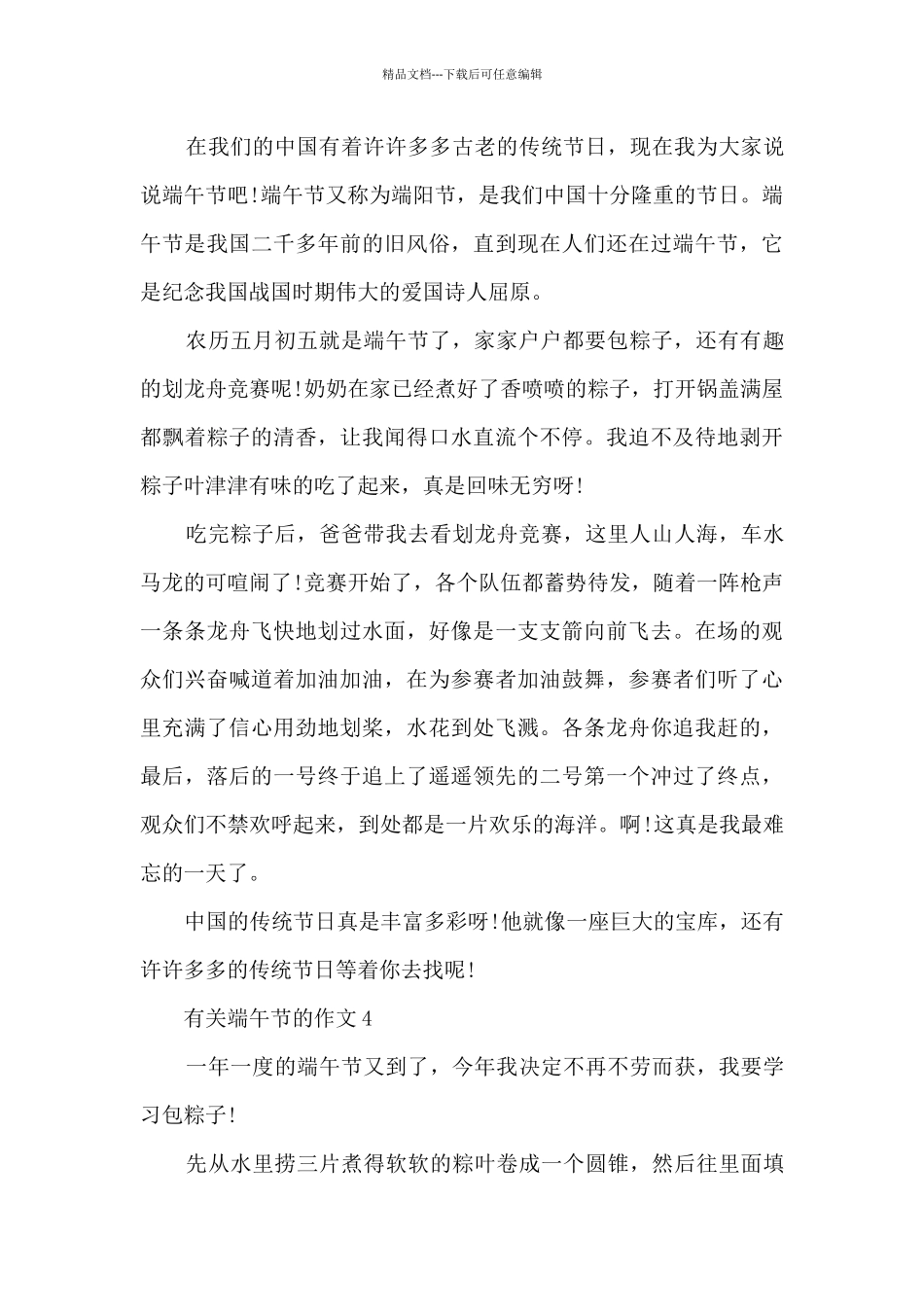 有关端午节的作文8篇_第3页