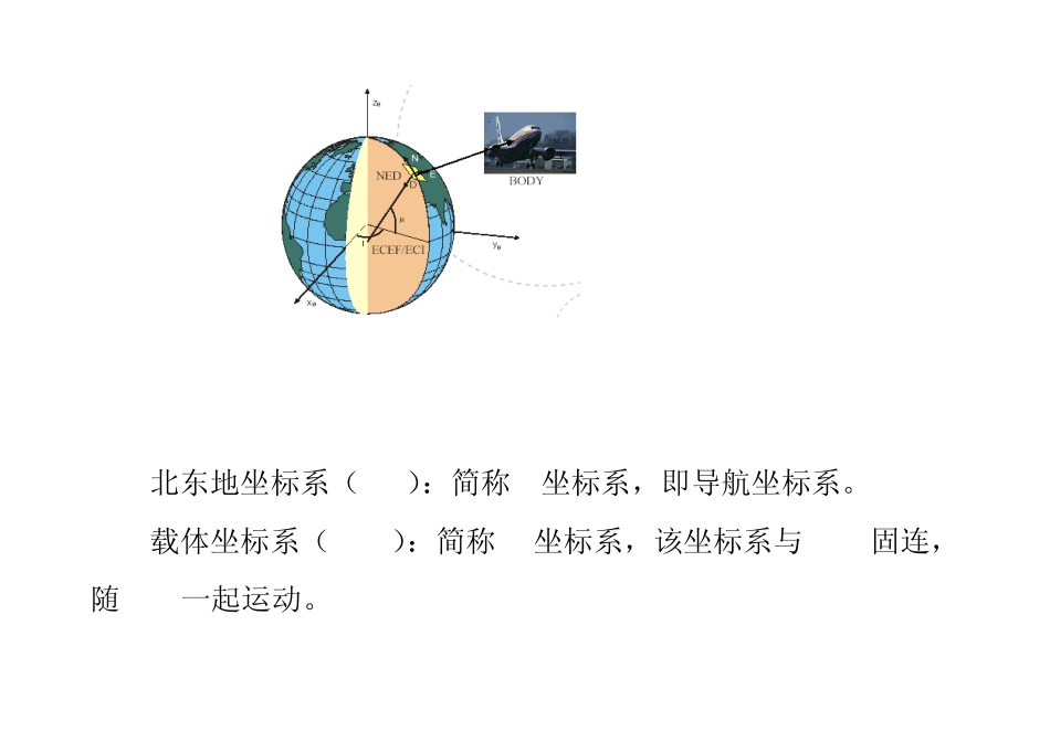 把角速度和平移到地理坐标系的原点,并投影到地理坐标系的各轴上_第2页