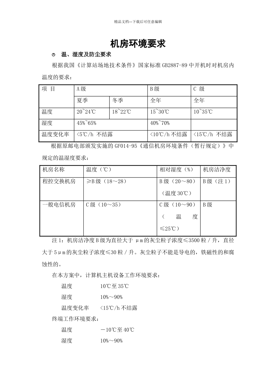 机房设备功率_第1页