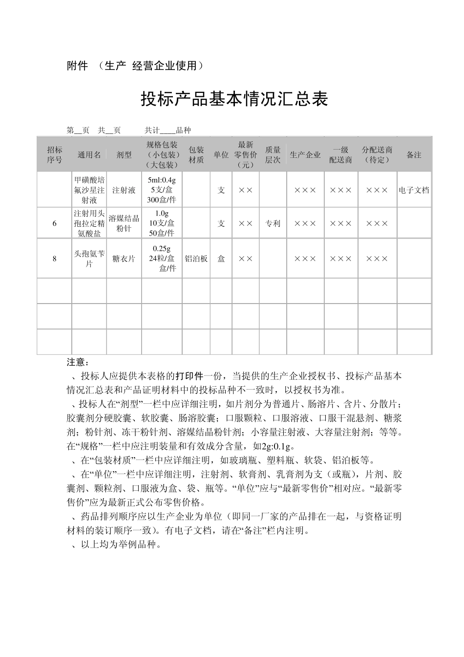投标资格证明文件通用文件格式样本_第3页