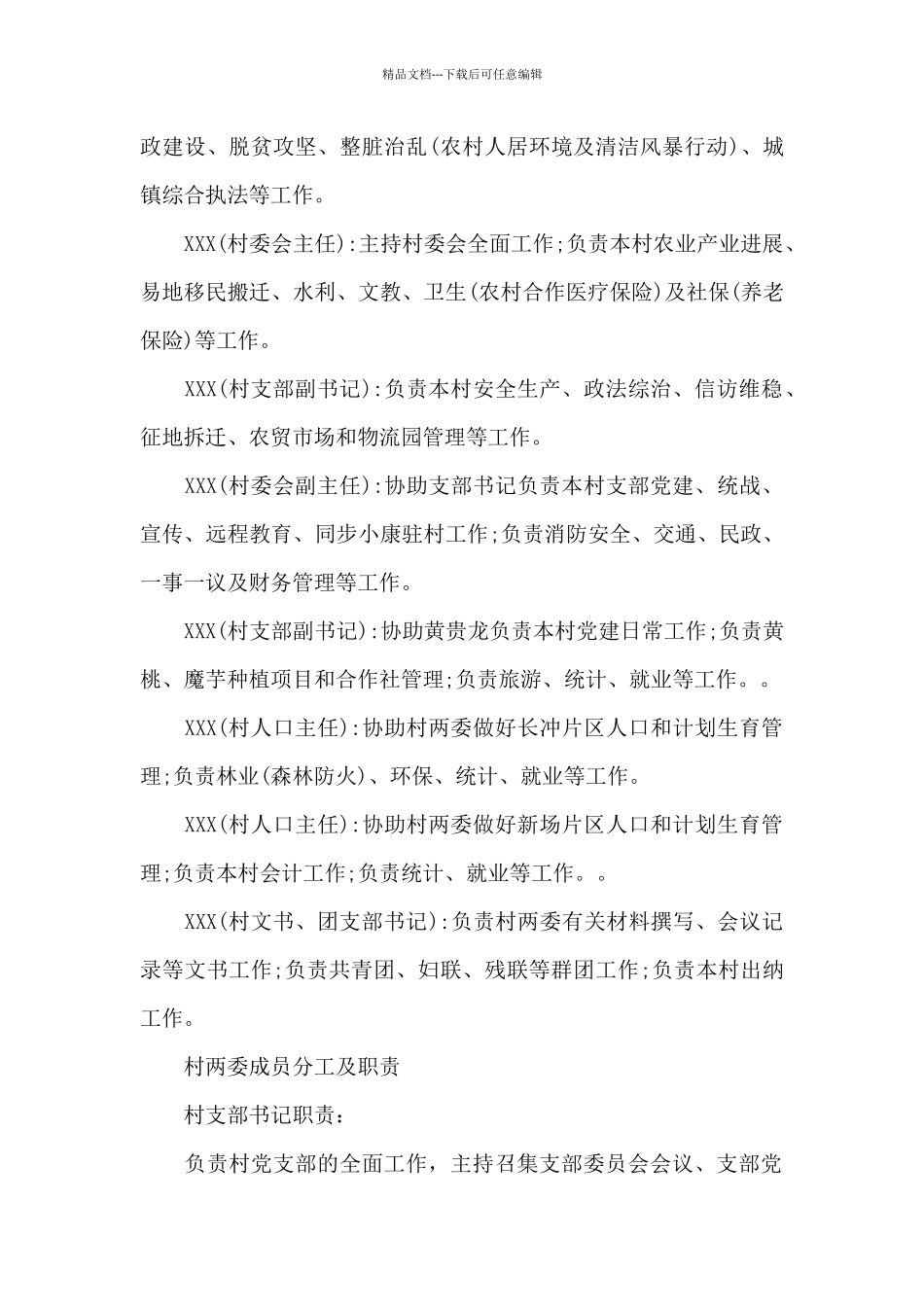 村两委成员分工及职责_第2页