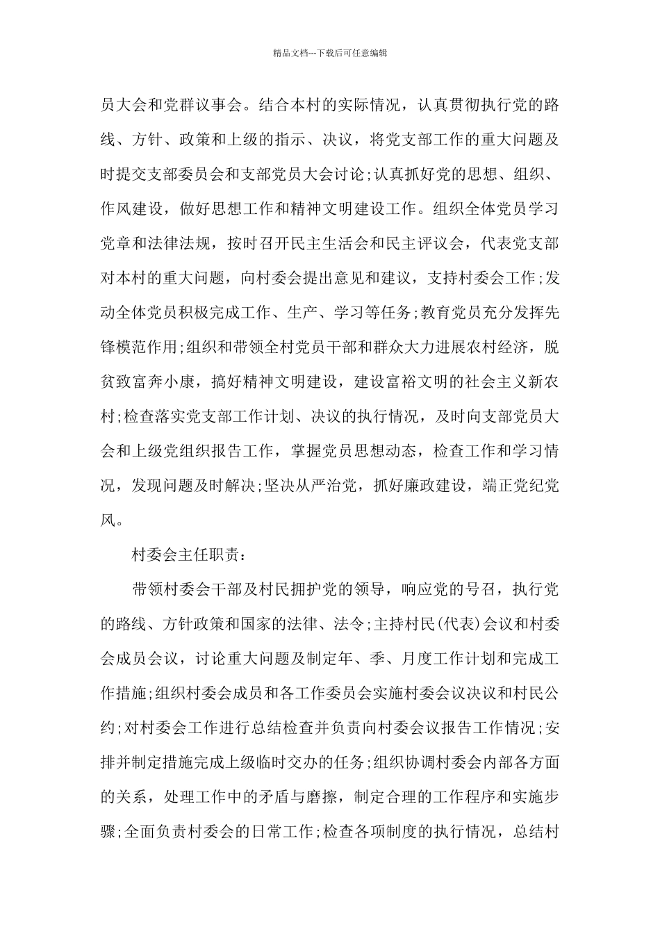 村两委成员分工及职责_第3页