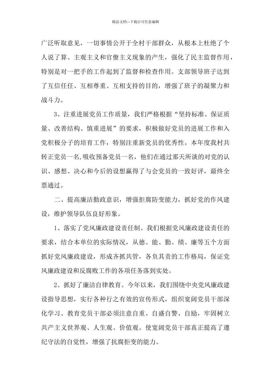 村书记个人自传_第2页