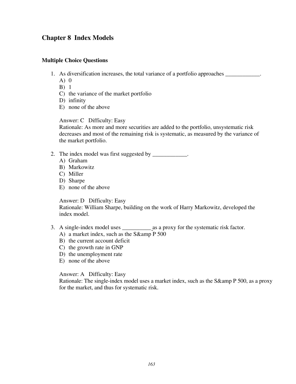 投资学第7版TestBank答案08_第1页