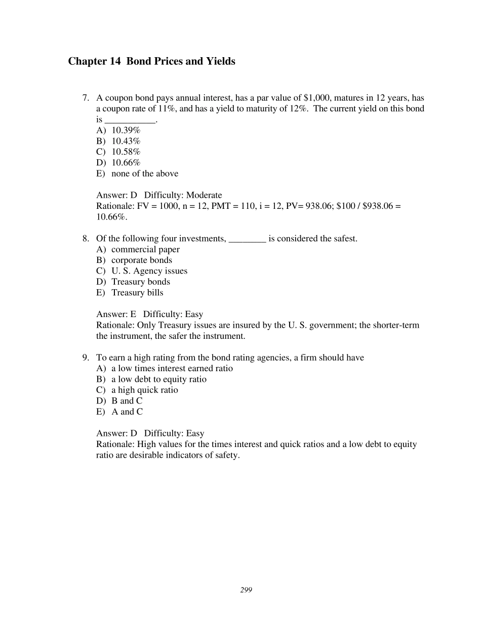 投资学第7版TestBank答案14_第3页