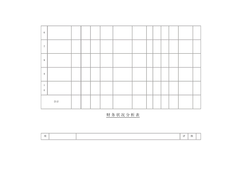 投资效益分析表_第2页