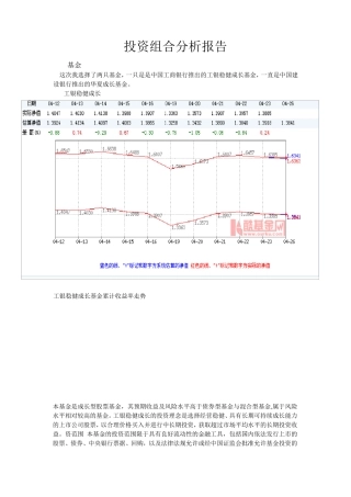 投资组合分析报告