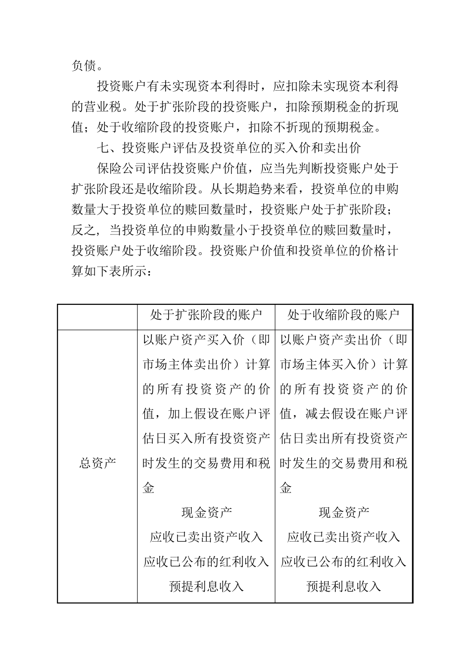 投资连结保险精算规定_第2页