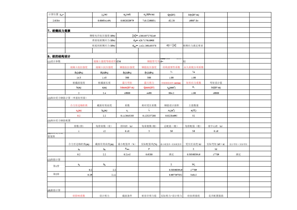抗滑桩计算(刚性桩——M法)_第3页