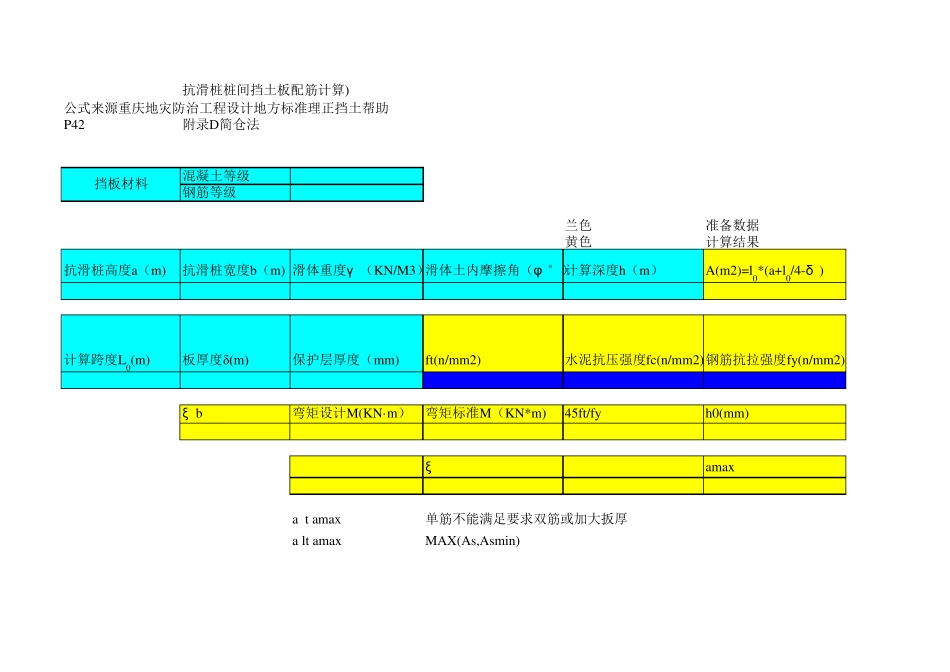 抗滑桩锁口盘及护壁配筋(同窗法)_第1页