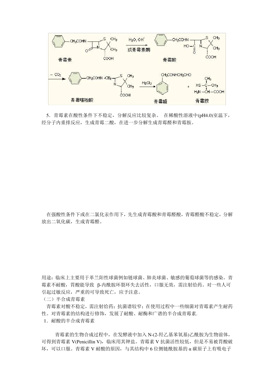 抗生素分类介绍_第2页