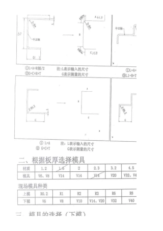 折弯图纸展开图