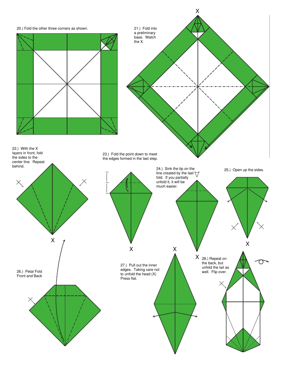 折纸教程——翼龙_第3页