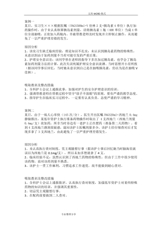 护理案例分析范文