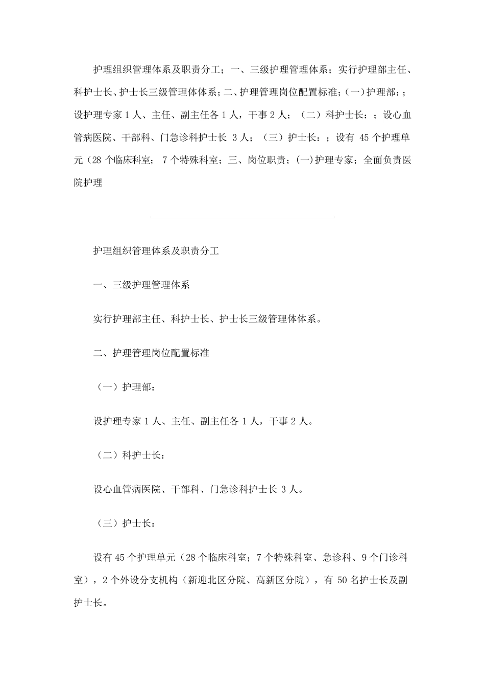 护理组织管理体系及职责分工_第1页
