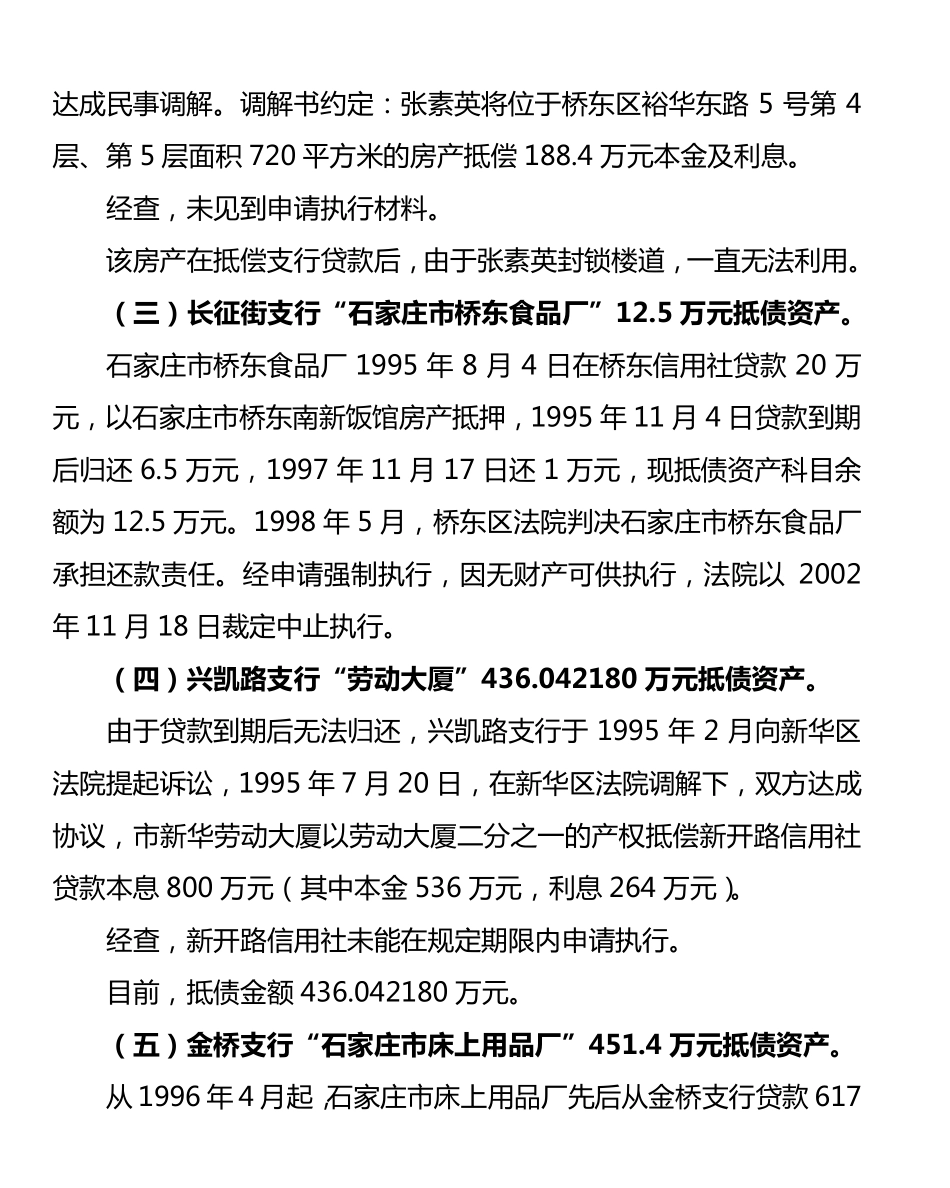 抵债资产基本情况_第2页