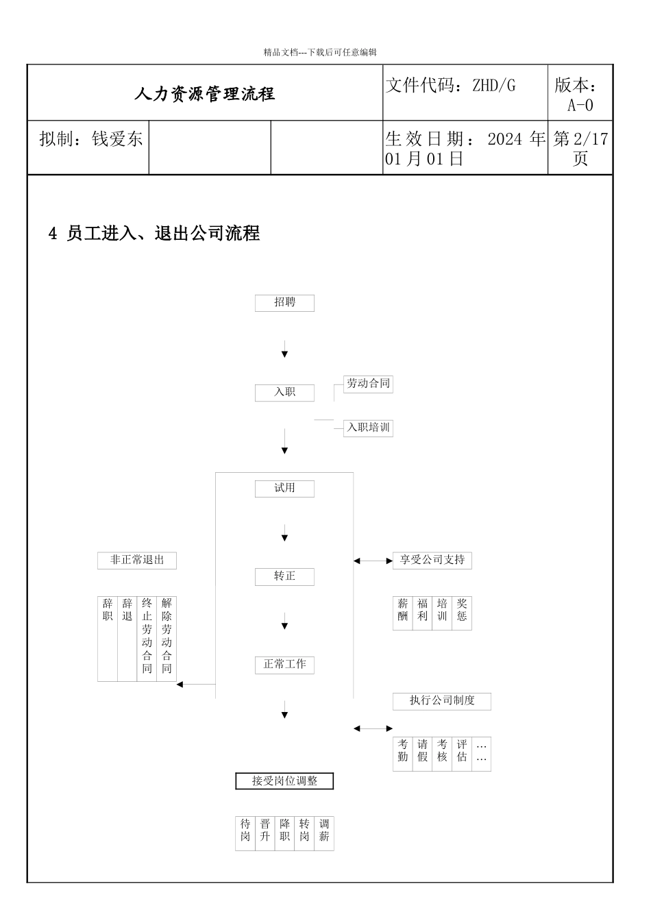 某公司人力资源管理流程_第3页