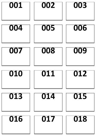 抽签_号码牌_数字卡