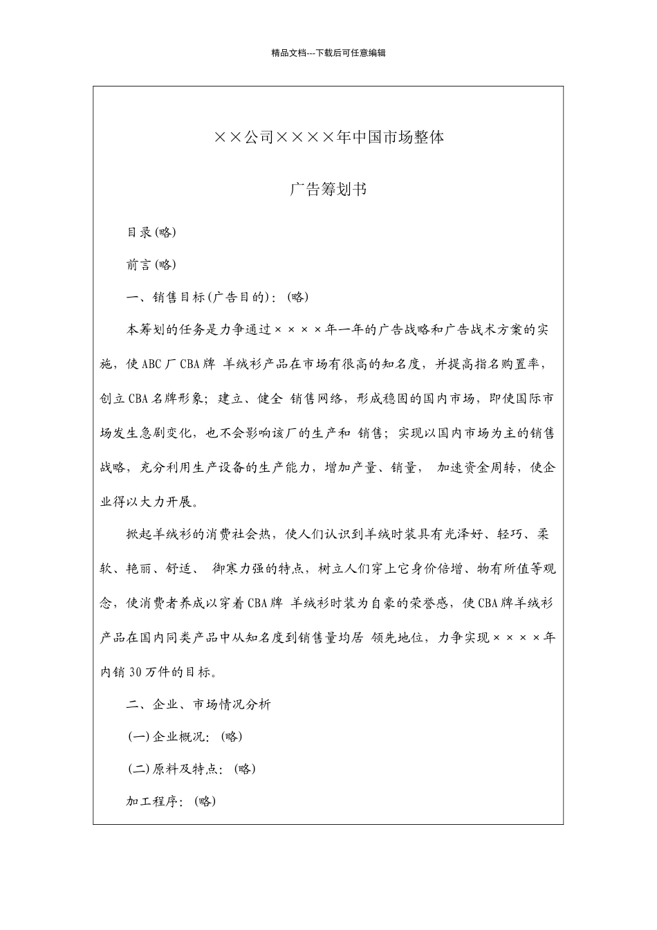 某公司广告策划书_第2页