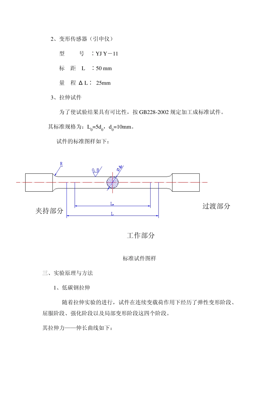 拉伸实验报告_第2页