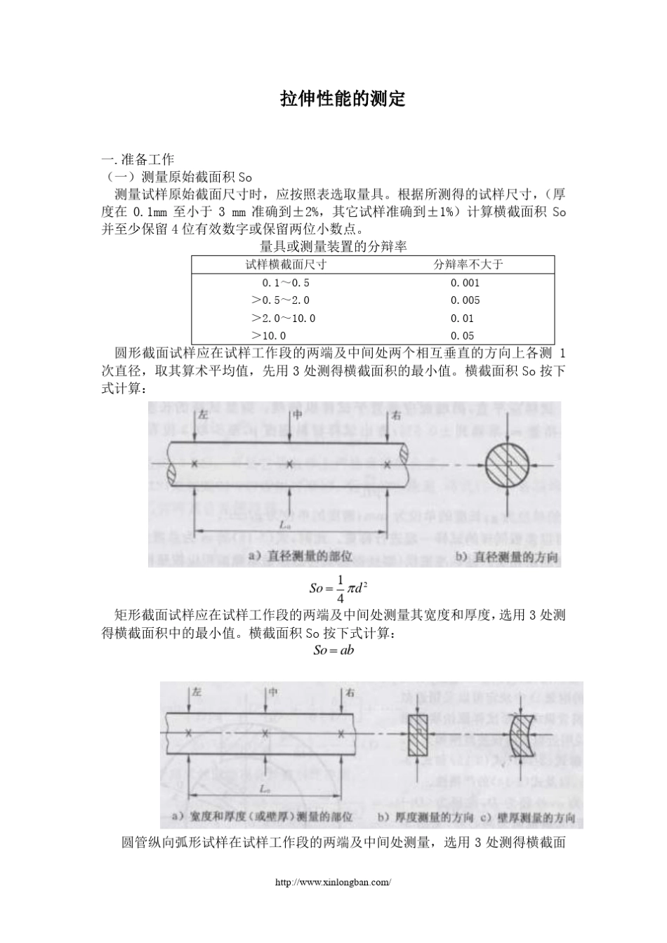 拉伸性能的测定_第1页