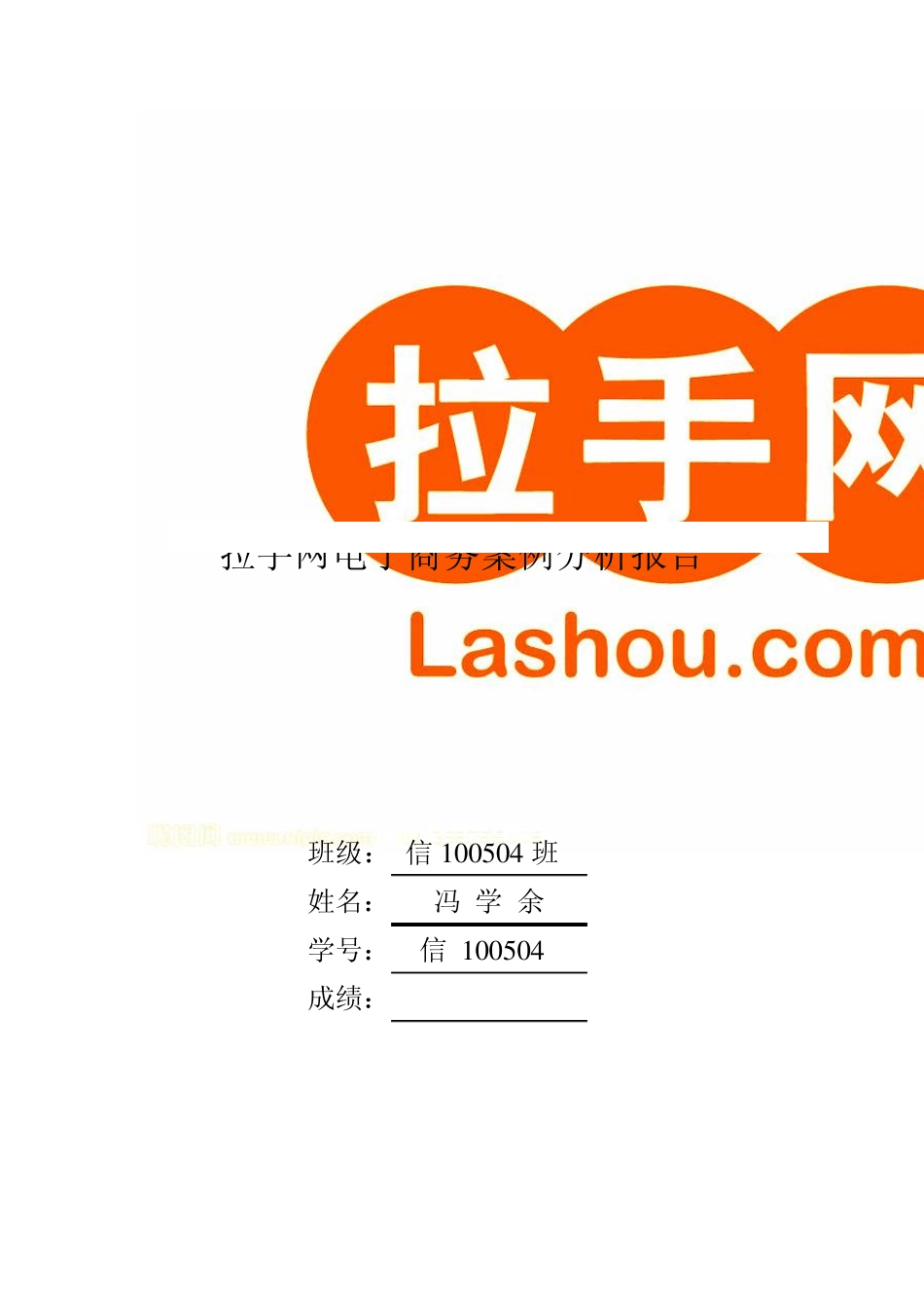 拉手网电子商务案例分析_第1页