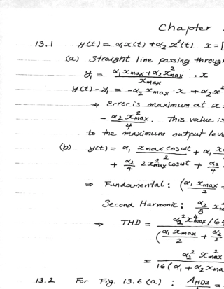 拉扎维模拟CMOS集成电路设计_习题答案(第13章节)
