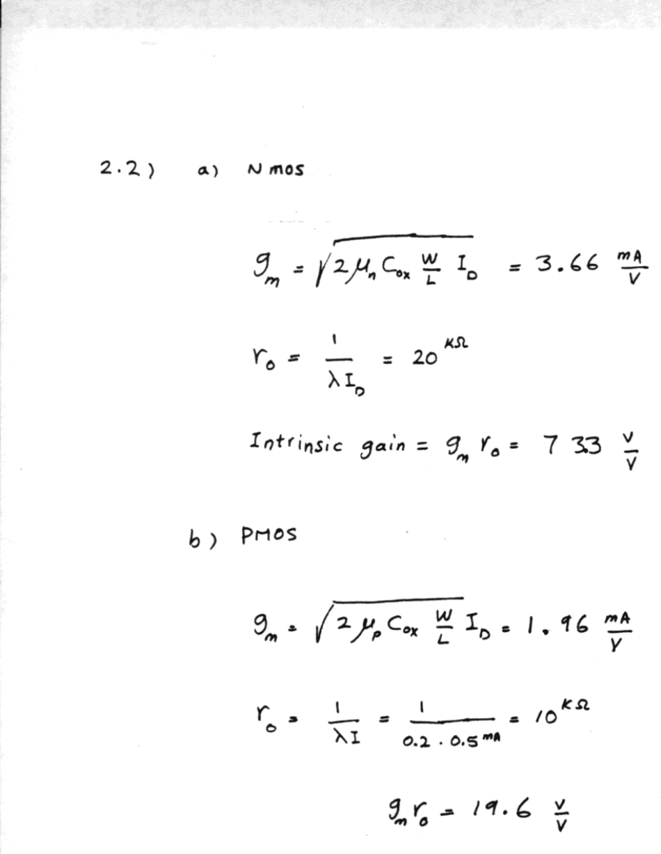拉扎维模拟CMOS集成电路设计_习题答案(第2章节_第一部分)_第2页