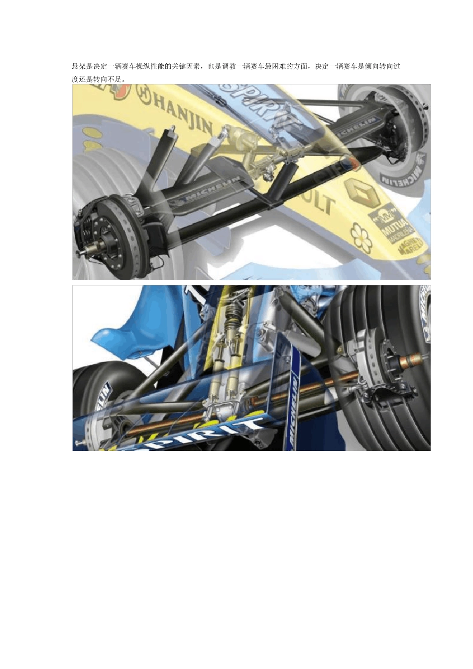 拉杆悬挂与推杆悬挂_第1页