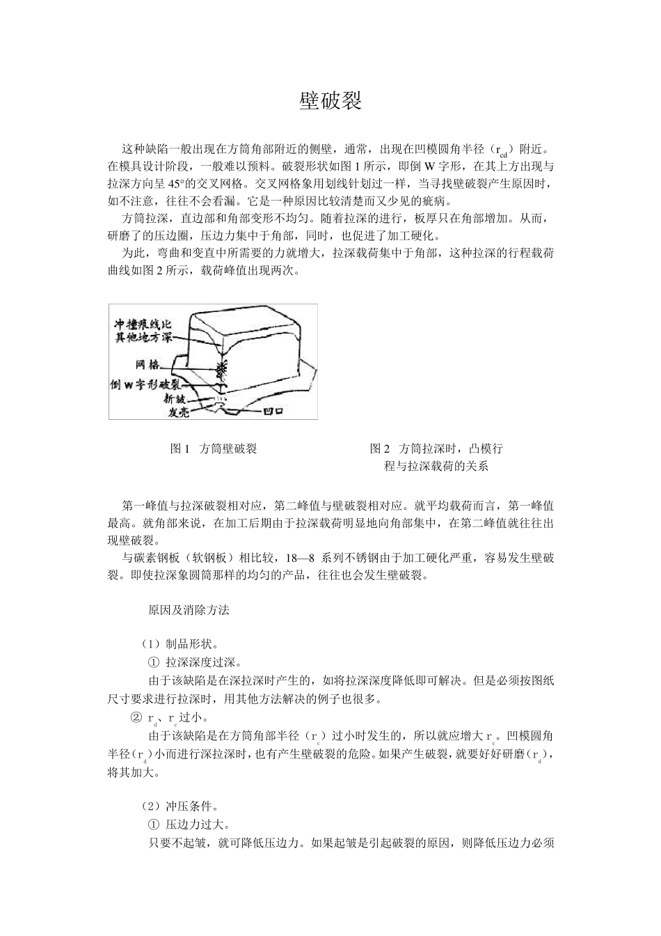 拉深缺陷及解决措施_第1页