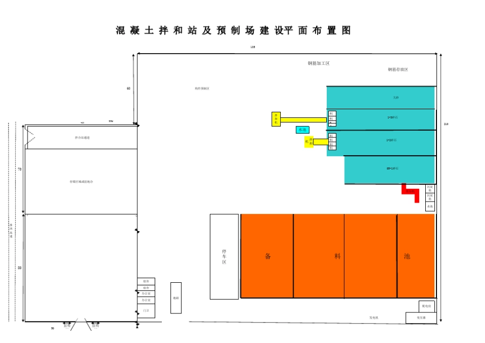 拌和站平面布置图_第1页