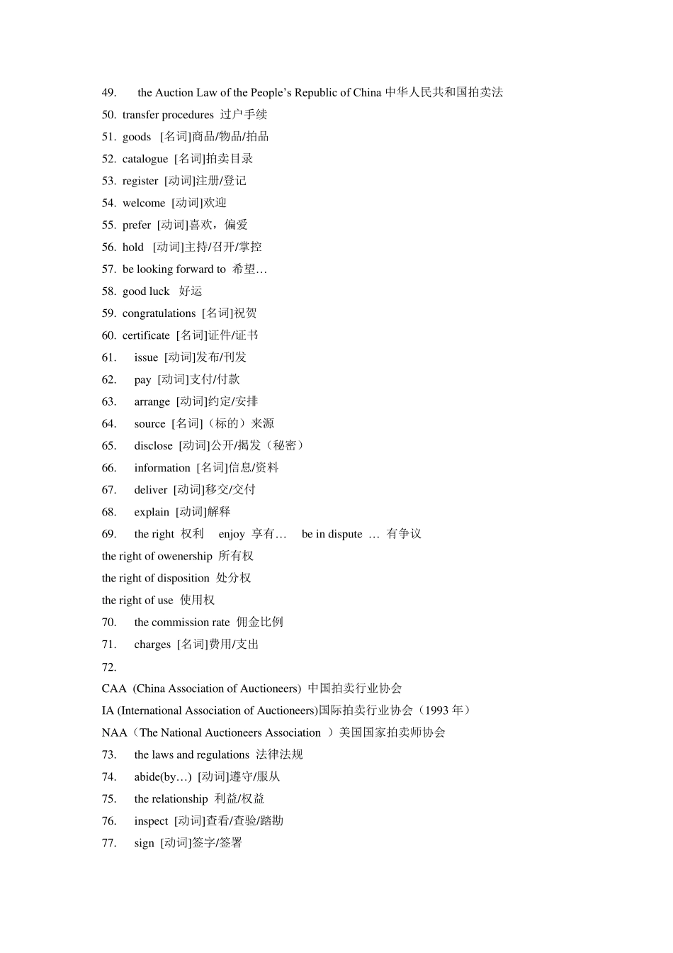 拍卖中有用的英语_第3页