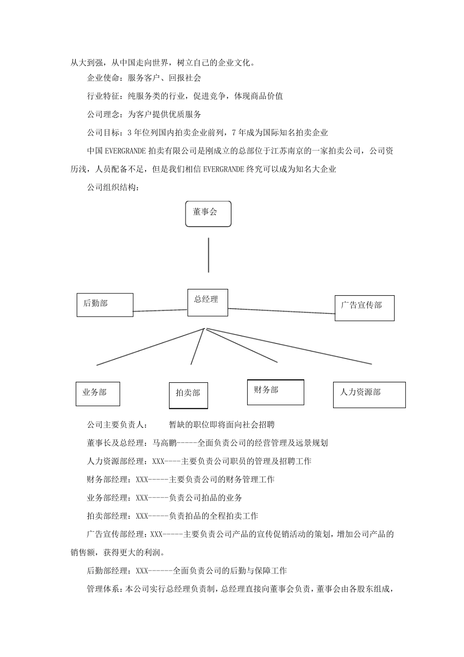 拍卖公司创业计划书_第2页