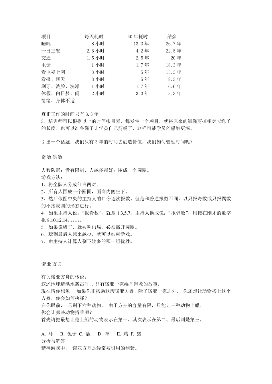 拓展训练破冰游戏_第3页