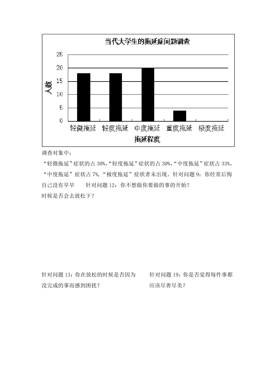拖延症调查报告(字数3000+)_第3页