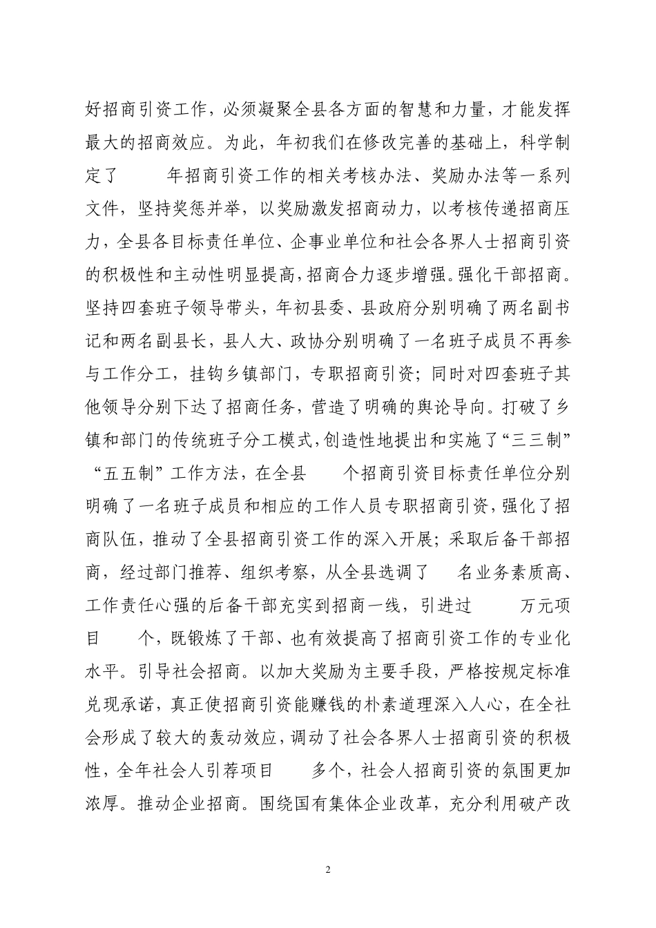 招商引资工作总结_第2页