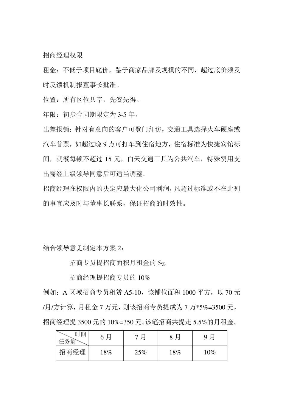 招商部提成及人员奖励方案新_第3页