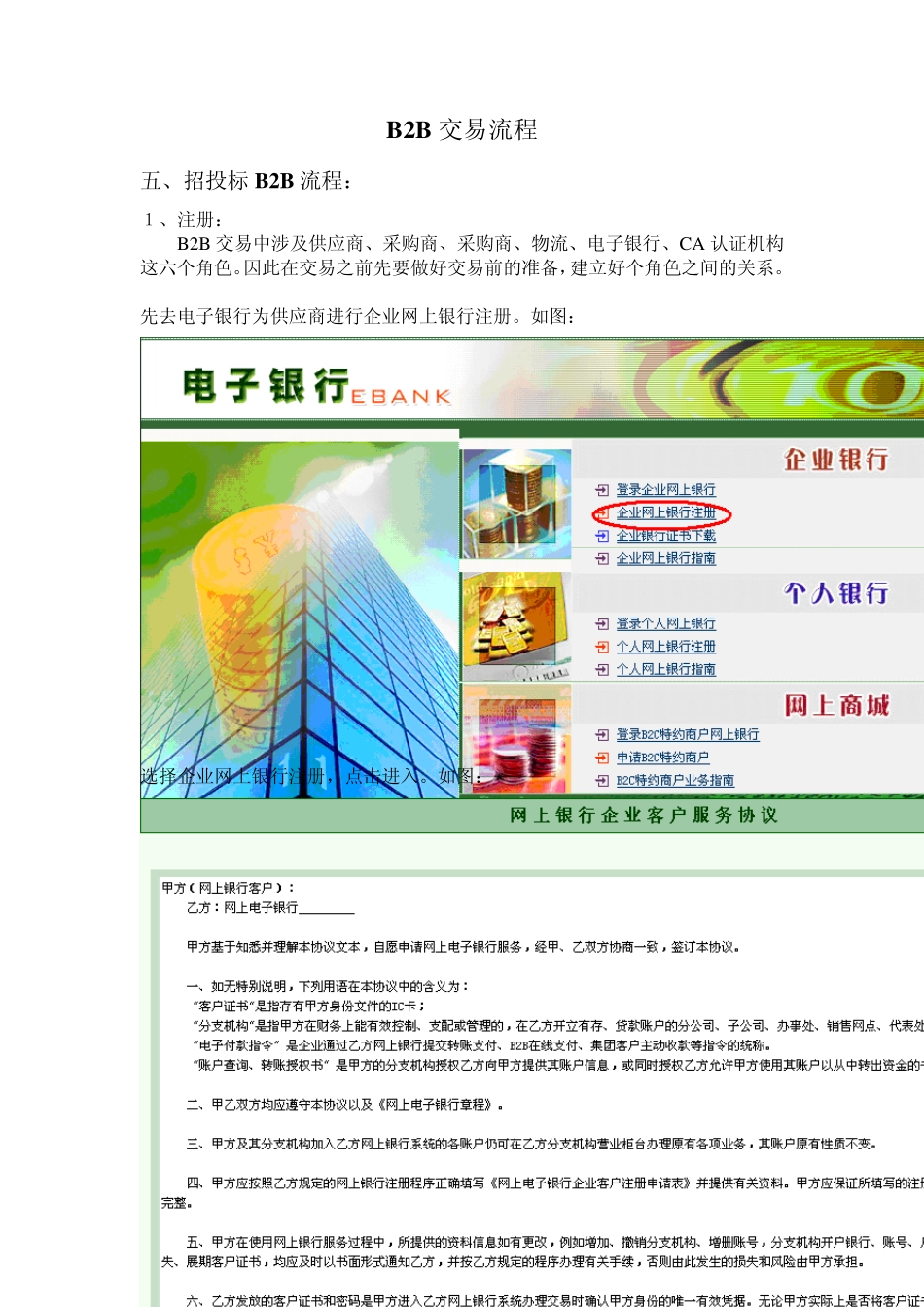 招投标B2B交易流程_第1页