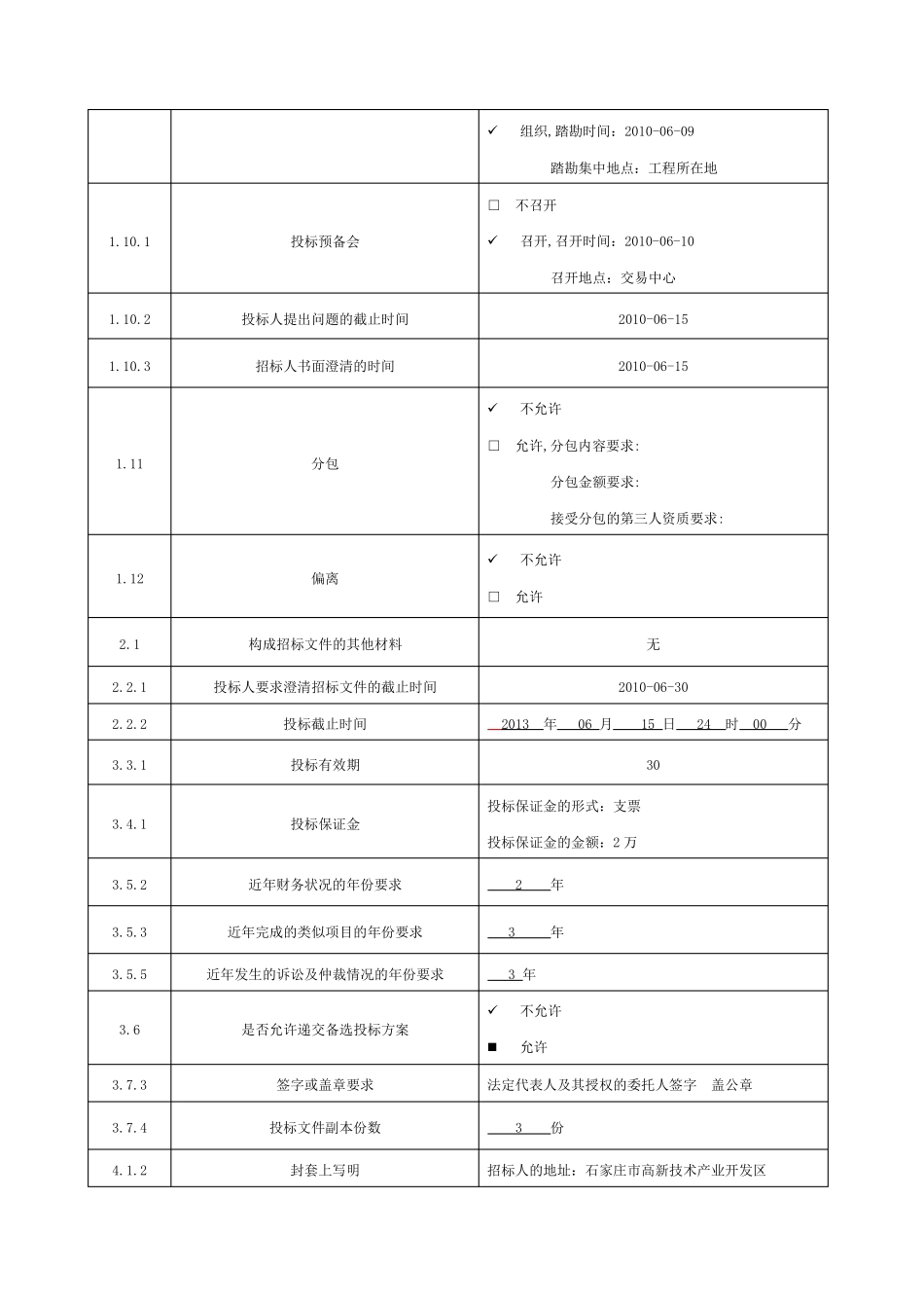 招投标投标人须知范本_第2页
