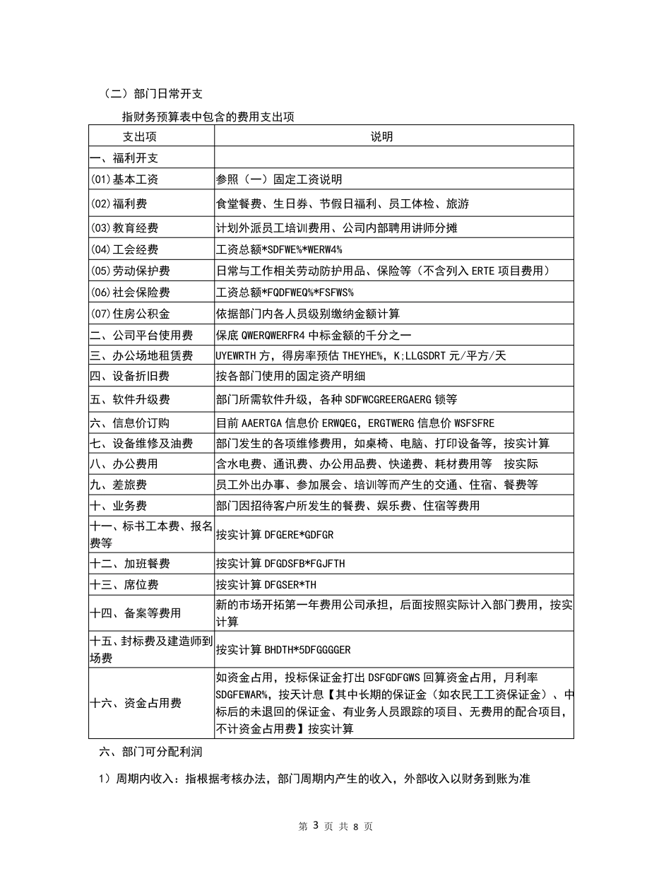 招投标部考核制度_第3页