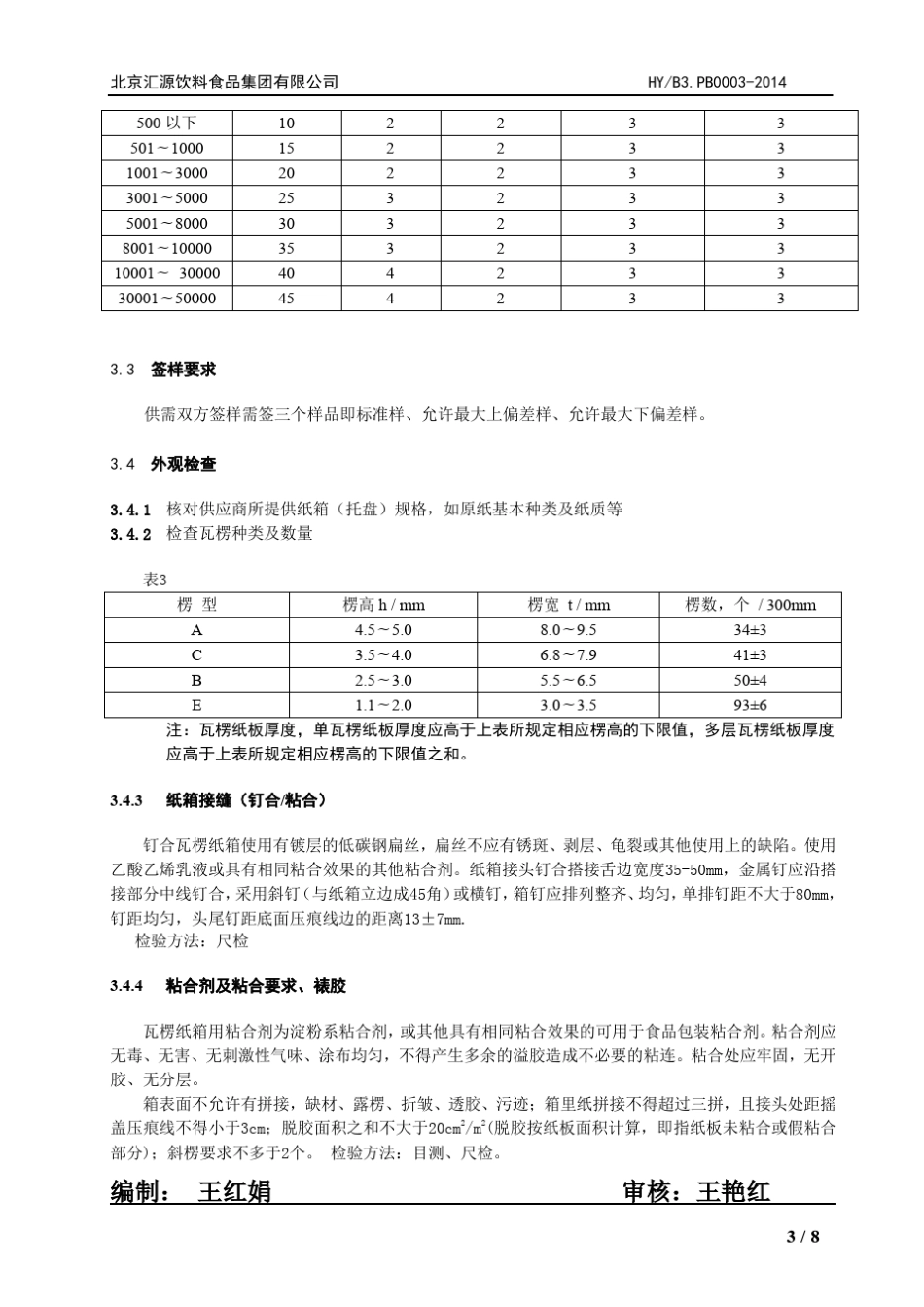 招标书附件瓦楞纸箱、托盘入厂检验标准_第3页