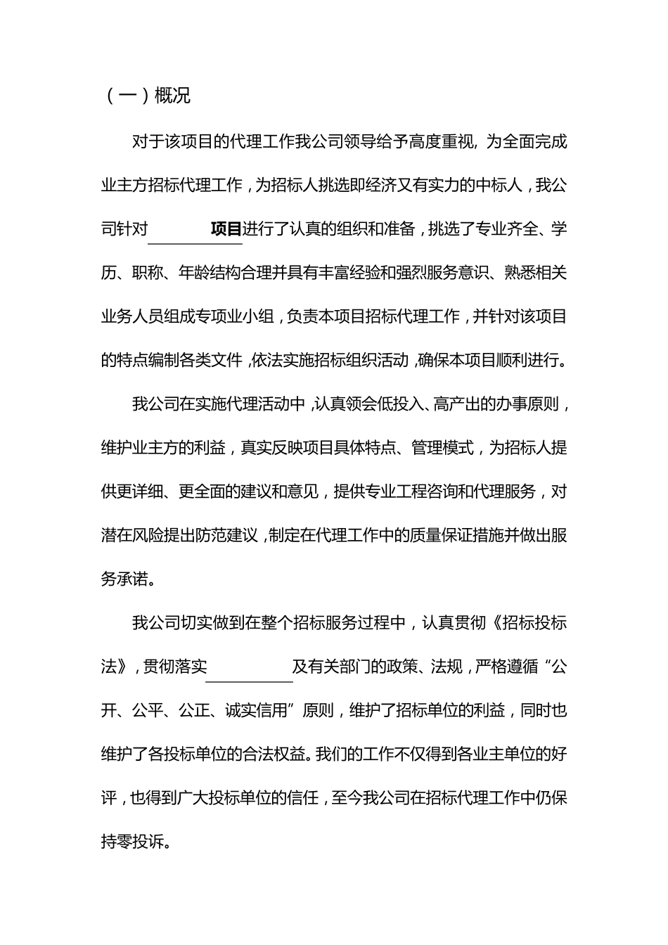 招标代理服务承诺及措施方案_第2页