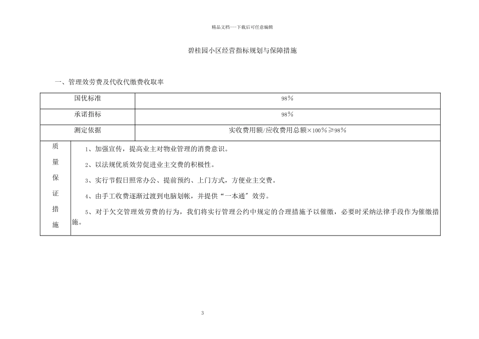 某地产物业管理方案_第3页